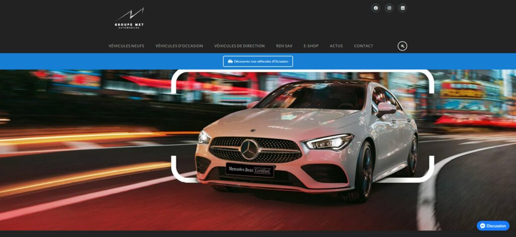 Groupe MET : un nouveau site internet pour répondre à toutes vos envies automobiles