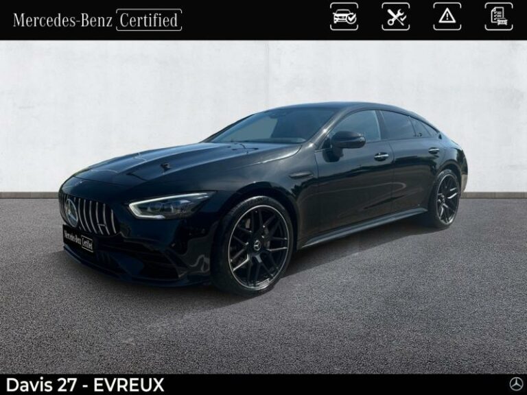 MERCEDES-BENZ-AMG GT 4 Portes 43 AMG 367ch EQ Boost 4Matic+ Speedshift TCT AMG Noir obsidienne-EVREUX-1