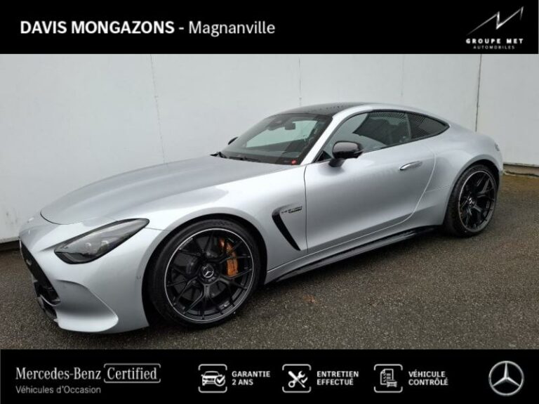 MERCEDES-BENZ-AMG GT 63 816ch S E Performance Argent high-tech métallisé-MAGNANVILLE-1