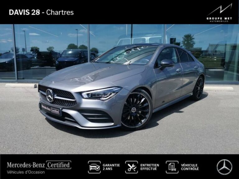 MERCEDES-BENZ-CLA 200 163ch AMG Line 7G-DCT Gris montagne métallisé-FONTENAY SUR EURE-1