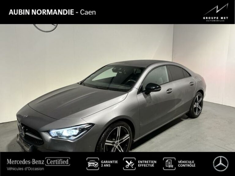 MERCEDES-BENZ-CLA 200 163ch Progressive Line 7G-DCT Gris montagne métallisé-MONDEVILLE-1
