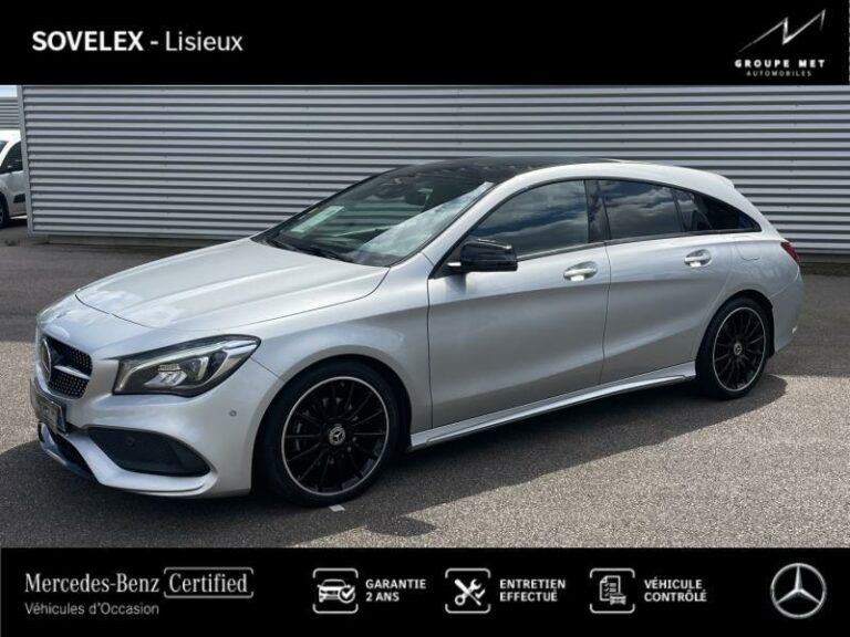 MERCEDES-BENZ-CLA Shooting Brake 200 d Fascination 7G-DCT Euro6c Argent Polaire-GLOS-1