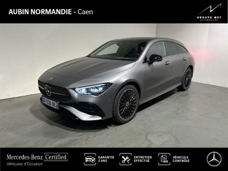 MERCEDES-BENZ-CLA Shooting Brake 250 e 218ch AMG Line 8G-DCT Gris montagne magno MANUFAKTUR-MONDEVILLE-1