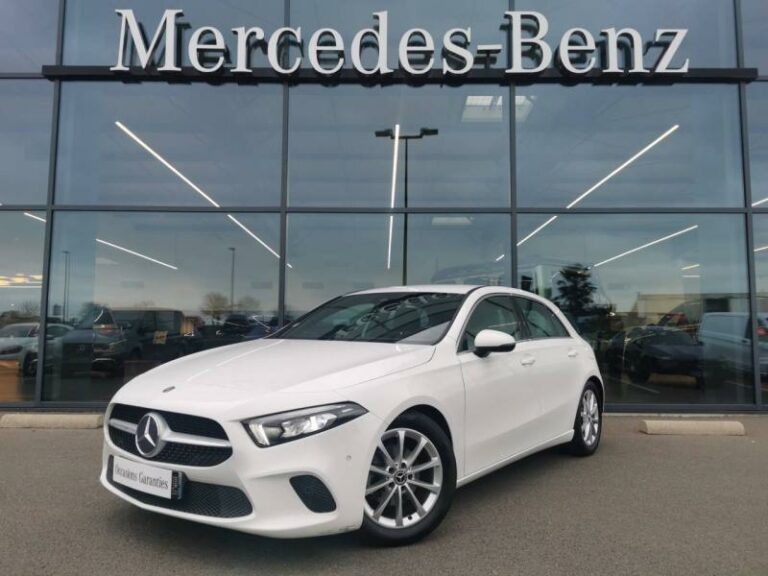MERCEDES-BENZ-Classe A 180 d 116ch Progressive Line 7G-DCT Blanc polaire-FONTENAY SUR EURE-1