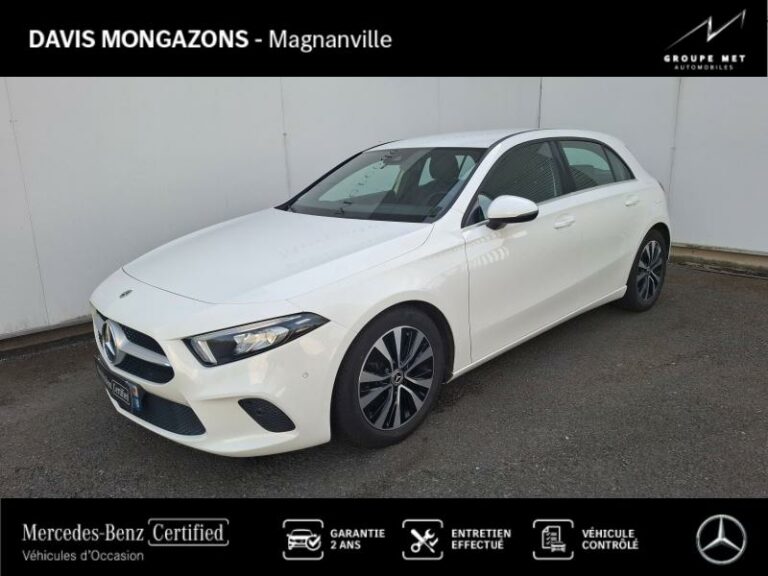 MERCEDES-BENZ-Classe A 180d 116ch Style Line Blanc polaire-MAGNANVILLE-1