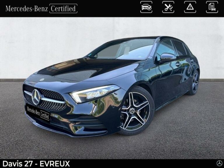 MERCEDES-BENZ-Classe A 200 163ch AMG Line 7G-DCT 9cv Noir cosmos métallisé-EVREUX-1