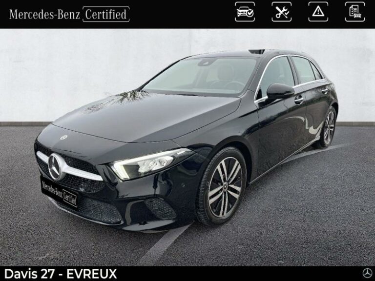 MERCEDES-BENZ-Classe A 200 163ch Progressive Line 7G-DCT 9cv Noir cosmos métallisé-EVREUX-1
