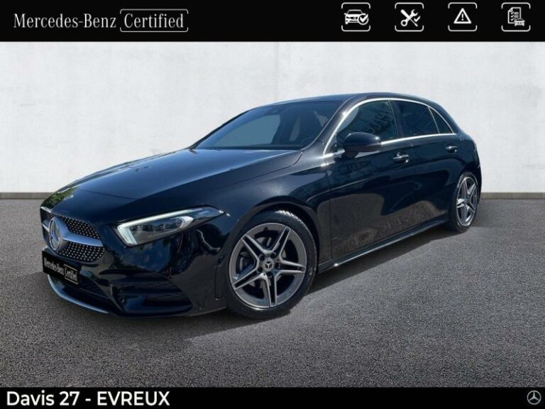 MERCEDES-BENZ-Classe A 200 d 150ch AMG Line 8G-DCT Gris montagne métallisé-EVREUX-1