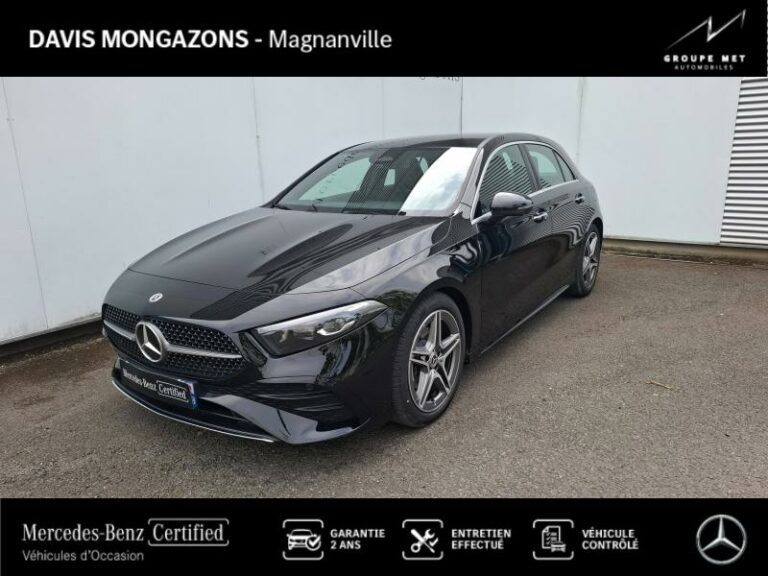 MERCEDES-BENZ-Classe A 200 d 150ch AMG Line 8G-DCT Noir-MAGNANVILLE-1