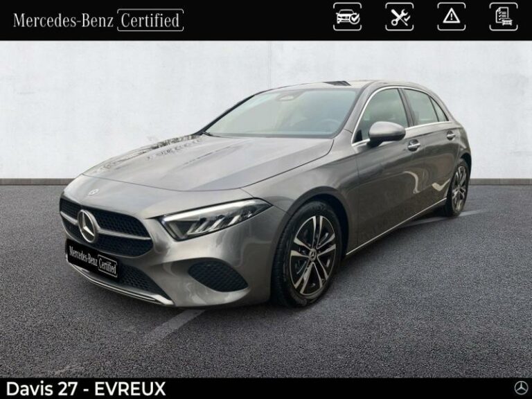 MERCEDES-BENZ-Classe A 200 d 150ch Progressive Line 8G-DCT Gris montagne métallisé-EVREUX-1