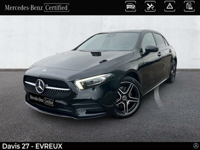 MERCEDES-BENZ-Classe A 250 e 160+102ch AMG Line 8G-DCT 8cv Noir cosmos métallisé-EVREUX-1
