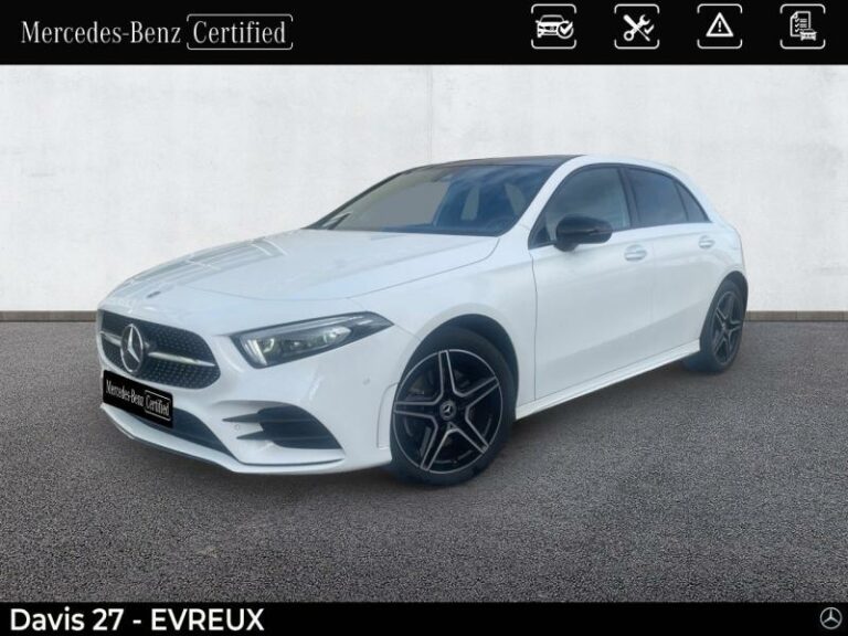 MERCEDES-BENZ-Classe A 250 e 160+102ch AMG Line 8G-DCT 8cv Blanc polaire-EVREUX-1