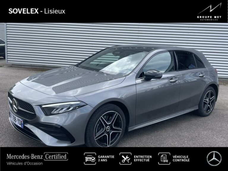 MERCEDES-BENZ-Classe A 250 e 163+109ch AMG Line 8G-DCT Gris montagne métallisé-GLOS-1