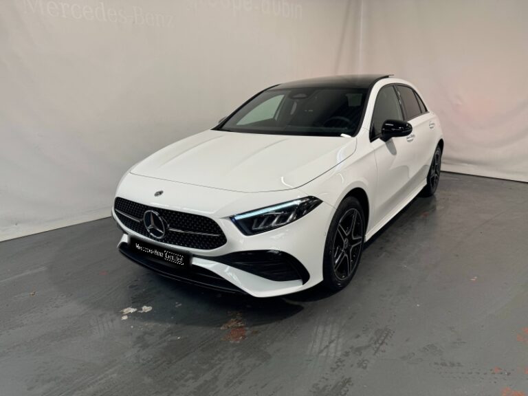 MERCEDES-BENZ-Classe A 250 e 163+109ch AMG Line 8G-DCT Blanc polaire-LE HAVRE-1