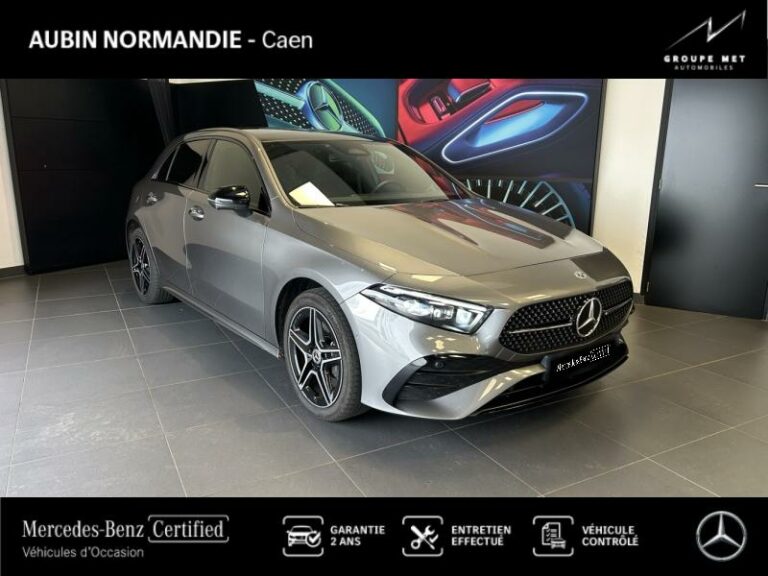 MERCEDES-BENZ-Classe A 250 e 163+109ch AMG Line 8G-DCT Gris montagne métallisé-MONDEVILLE-1
