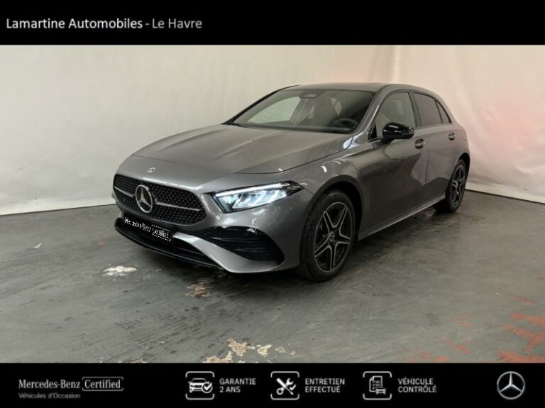 MERCEDES-BENZ-Classe A 250 e Hybrid EQ 163+109ch AMG Line 8G-DCT Gris montagne métallisé-LE HAVRE-1