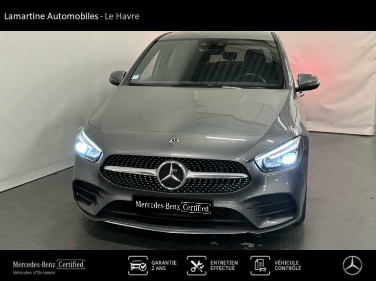 MERCEDES-BENZ-Classe B 180d 116ch AMG Line Edition 7G-DCT Gris montagne métallisé-LE HAVRE-1