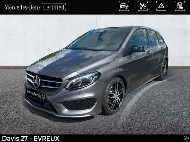 MERCEDES-BENZ-Classe B 200d 136ch Fascination 7G-DCT Gris Montagne-EVREUX-1
