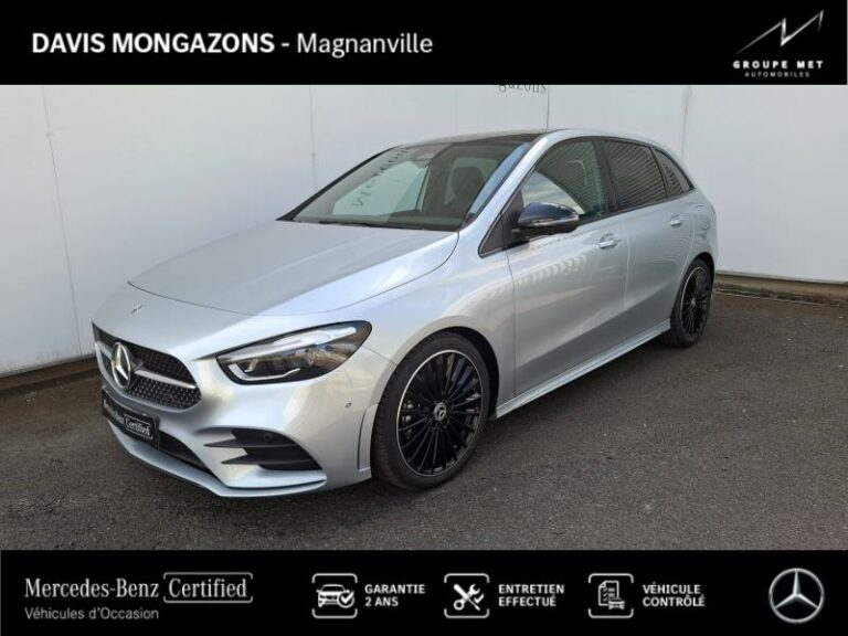MERCEDES-BENZ-Classe B 200d 150ch AMG Line 8G-DCT Argent high-tech métallisé-MAGNANVILLE-1
