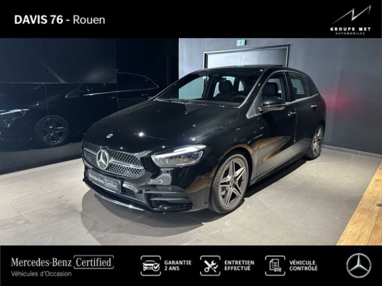 MERCEDES-BENZ-Classe B 200d 150ch AMG Line 8G-DCT Noir cosmos métallisé-ROUEN-1