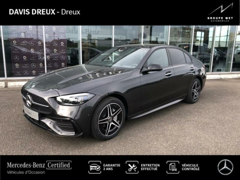 MERCEDES-BENZ-Classe C 300 e 204+129ch AMG Line Gris graphite métallisé-DREUX-1