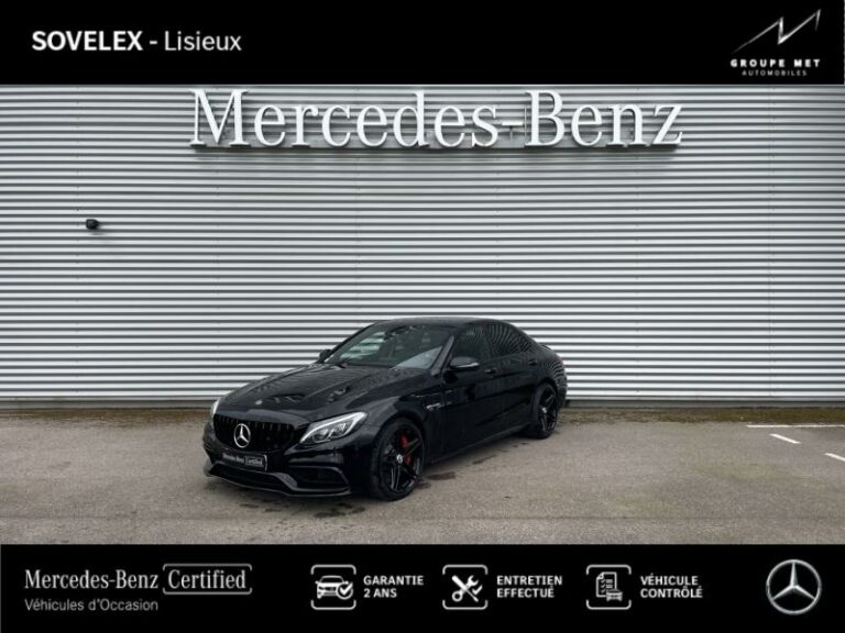 MERCEDES-BENZ-Classe C 63 AMG S Speedshift MCT AMG Noir obsidienne métallisée-GLOS-1