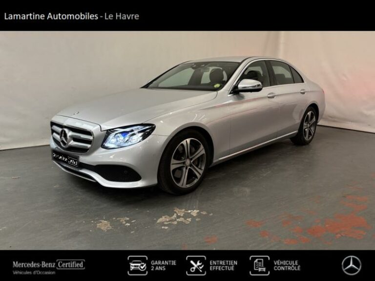 MERCEDES-BENZ-Classe E 220 d 194ch Executive 9G-Tronic Argent iridium-LE HAVRE-1
