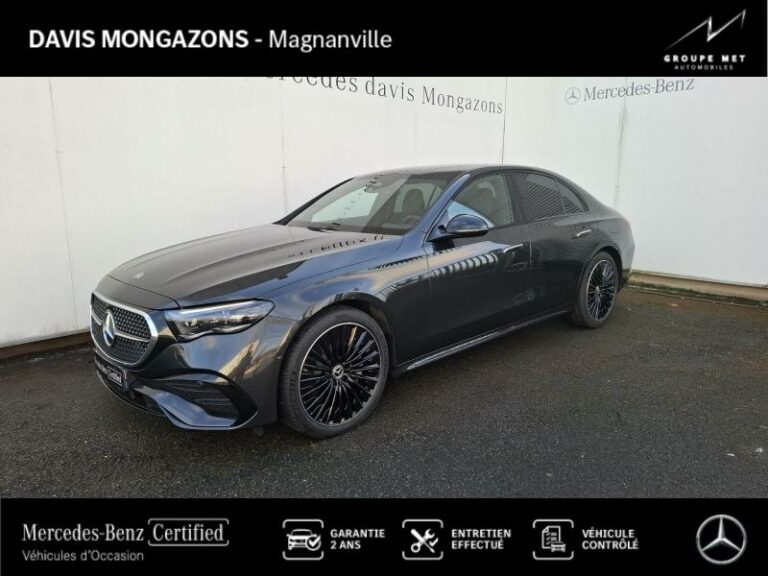 MERCEDES-BENZ-Classe E 300 e Hybrid EQ 204+129ch AMG Line 9G-Tronic Gris graphite métallisé-MAGNANVILLE-1