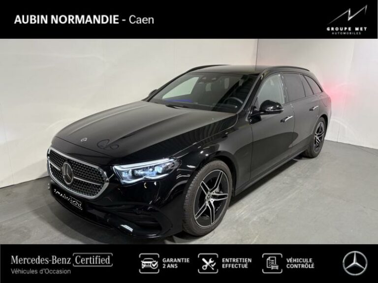 MERCEDES-BENZ-Classe E Break 300 e 204+129ch AMG Line 9G-Tronic Noir-MONDEVILLE-1