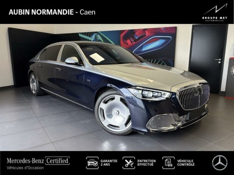 MERCEDES-BENZ-Classe S 680 612ch Maybach 4Matic 9G-Tronic Bleu nautique / Argent high-tech-MONDEVILLE-1
