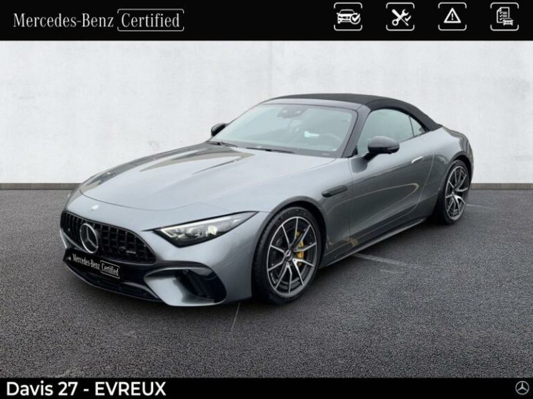 MERCEDES-BENZ-Classe SL 63 AMG 585ch 4Matic+ 9G Speedshift MCT AMG Gris sélénite métallisé-EVREUX-1