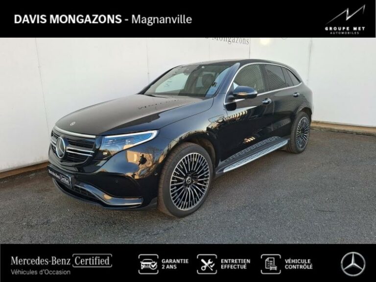 MERCEDES-BENZ-EQC 400 408ch AMG Line 4Matic 11cv Noir obsidienne-MAGNANVILLE-1