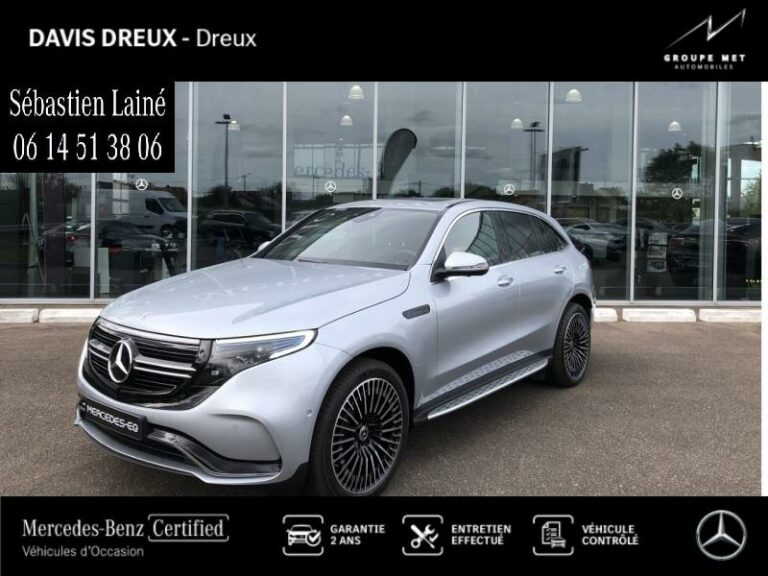 MERCEDES-BENZ-EQC 400 408ch AMG Line 4Matic Argent high-tech-DREUX-1