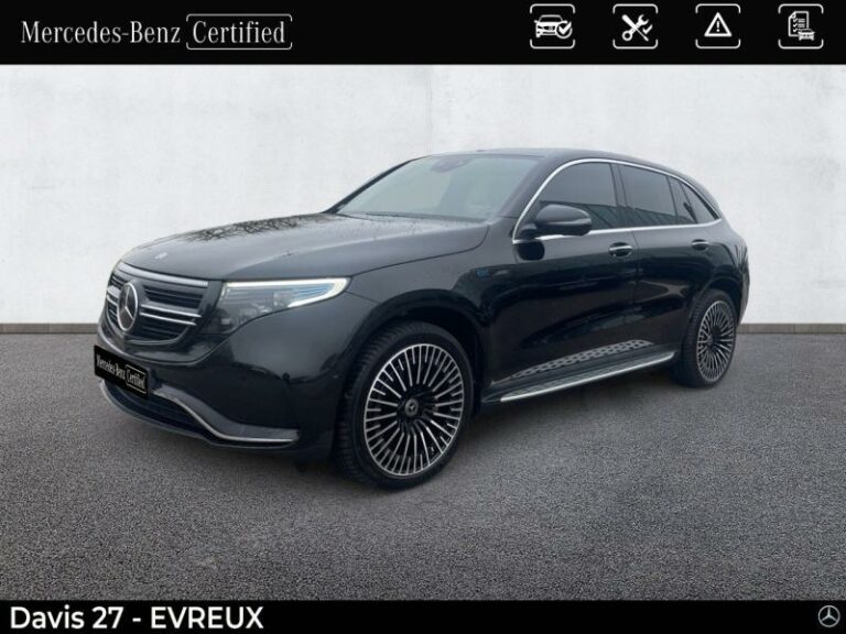 MERCEDES-BENZ-EQC 400 408ch AMG Line 4Matic Noir obsidienne-EVREUX-1