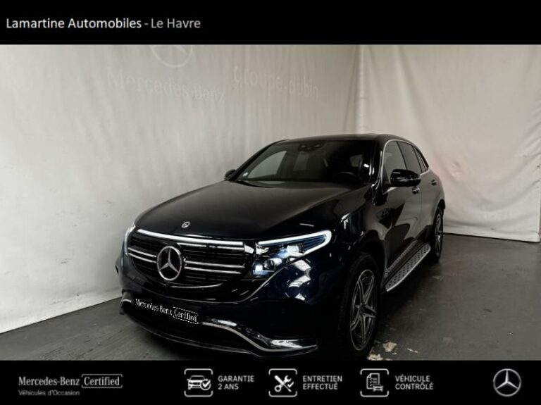 MERCEDES-BENZ-EQC 400 408ch AMG Line 4Matic Bleu cavansite-LE HAVRE-1