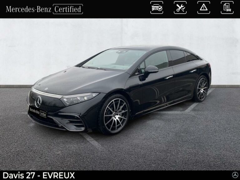 MERCEDES-BENZ-EQS 450+ 333ch AMG Line Noir obsidienne métallisé-EVREUX-1