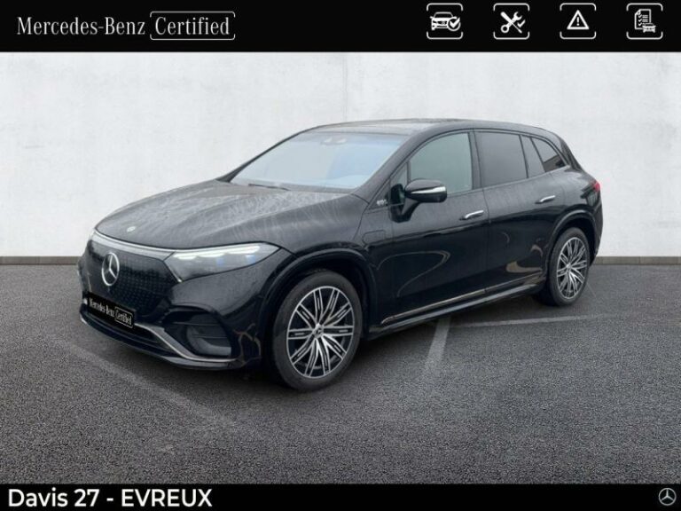 MERCEDES-BENZ-EQS SUV 580 544ch AMG Line 4Matic Noir obsidienne métallisé-EVREUX-1