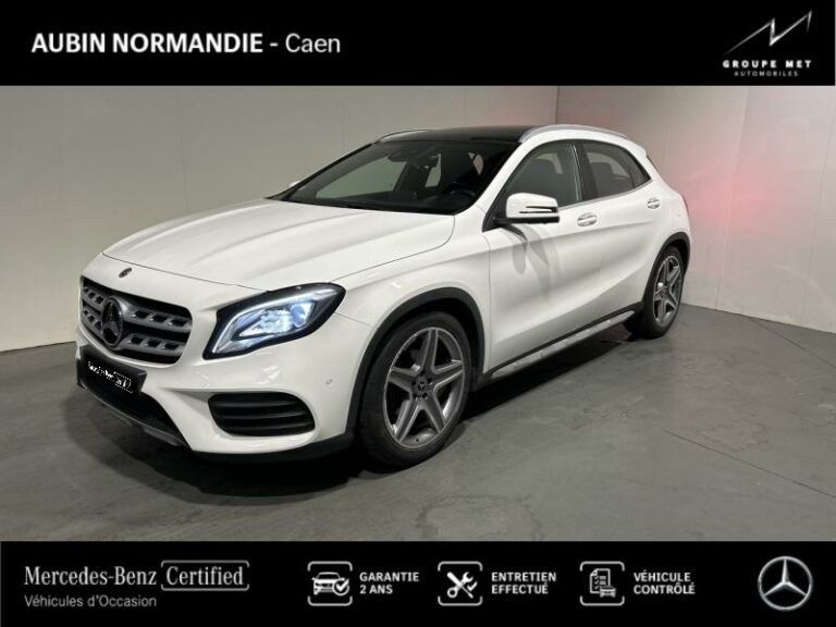 MERCEDES-BENZ-GLA 180 122ch Fascination 7G-DCT Euro6d-T Blanc Polaire-MONDEVILLE-1
