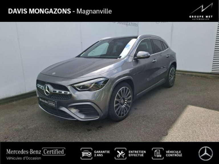 MERCEDES-BENZ-GLA 200 d 150ch AMG Line 8G-DCT Gris montagne métallisé-MAGNANVILLE-1