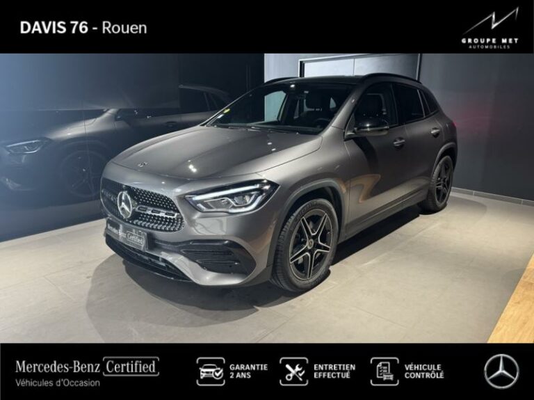 MERCEDES-BENZ-GLA 200 d 150ch AMG Line 8G-DCT Gris montagne métallisé-ROUEN-1