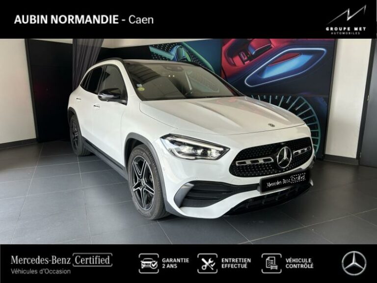 MERCEDES-BENZ-GLA 220 d 190ch 4Matic AMG Line 8G-DCT Blanc polaire-MONDEVILLE-1