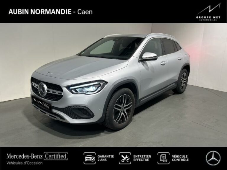 MERCEDES-BENZ-GLA 250 e 160+102ch Progressive Line 8G-DCT Argent iridium métallisé-MONDEVILLE-1