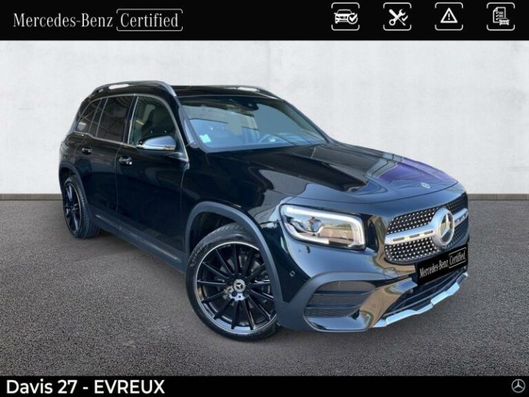 MERCEDES-BENZ-GLB 200d 150ch AMG Line 8G DCT Noir cosmos métallisé-EVREUX-1