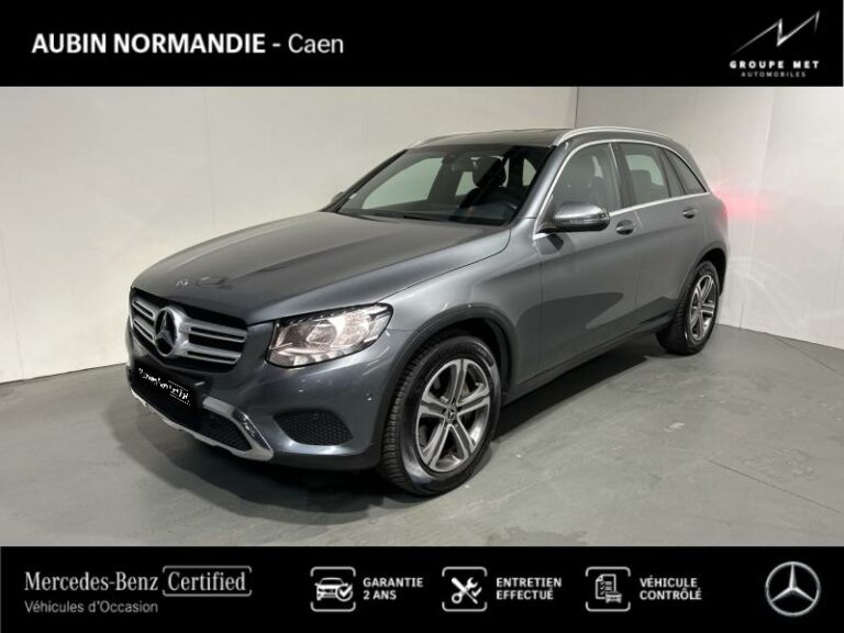 MERCEDES-BENZ-GLC 220 d 170ch Executive 4Matic 9G-Tronic Gris sélénite-MONDEVILLE-1