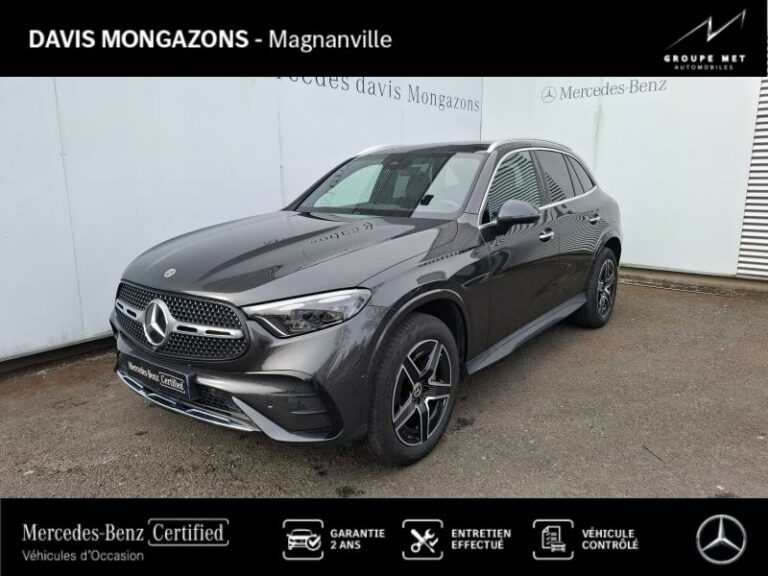 MERCEDES-BENZ-GLC 300 e Hybrid 313ch AMG Line 4Matic 9G-Tronic Gris graphite métallisé-MAGNANVILLE-1