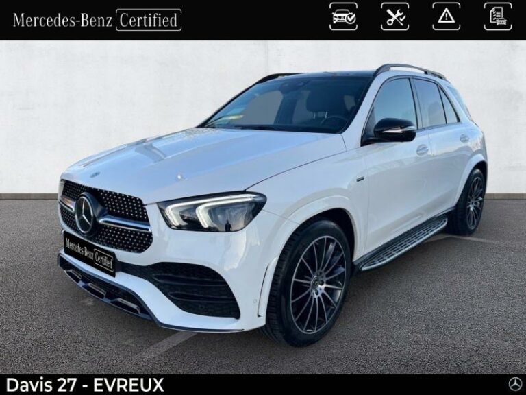 MERCEDES-BENZ-GLE 350 de 194+136ch AMG Line 4Matic 9G-Tronic Blanc polaire-EVREUX-1