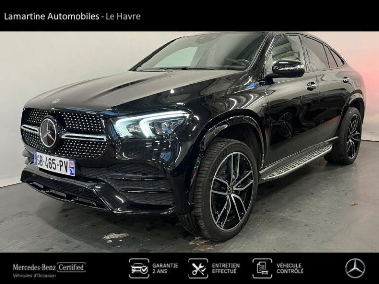 MERCEDES-BENZ-GLE Coupé 350 e 211+136ch AMG Line 4Matic 9G-Tronic Noir obsidienne métallisé-LE HAVRE-1