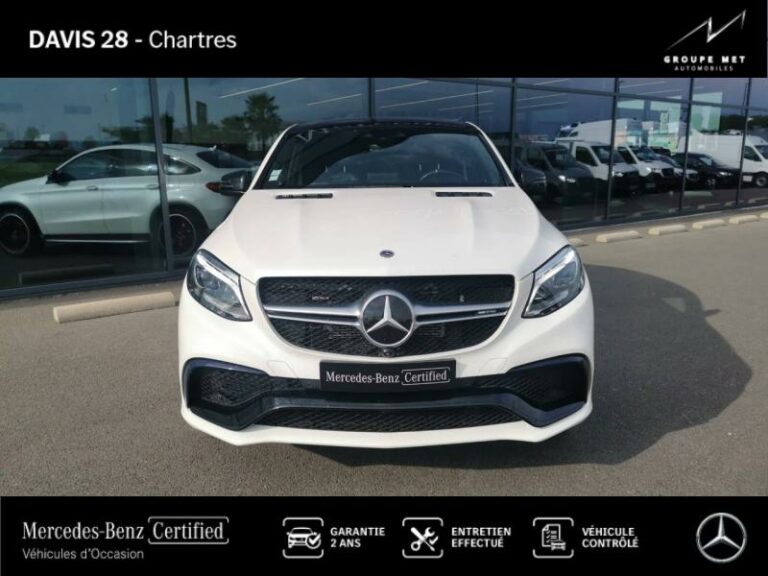 MERCEDES-BENZ-GLE Coupé 63 AMG S 585ch 4Matic 7G-Tronic Speedshift Plus Euro6d-T Blanc diamant designo brillante-FONTENAY SUR EURE-1