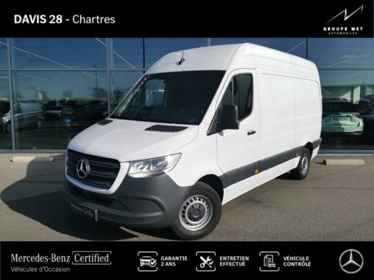MERCEDES-BENZ-Sprinter Fg 315 CDI 37s 3T5 Pro Propulsion 9G-Tronic toit surélevé blanc Alaska-FONTENAY SUR EURE-1