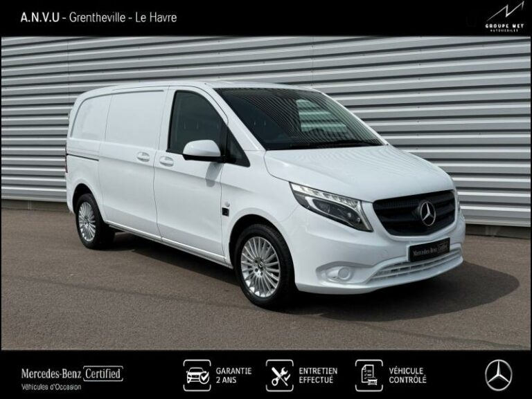MERCEDES-BENZ-Vito Fg 114 CDI Compact Pro E6 Propulsion Blanc cristal métallisé-GRENTHEVILLE-1
